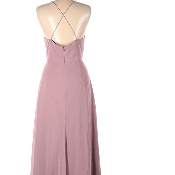 Jenny Packham Dusty Rose Style JP1006 Maxi Dress Sz 10 - Picture 2 of 13